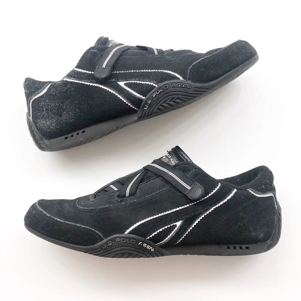 U.S. Polo Assn. Lexus black walking/running shoes